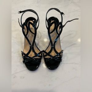 CHRISTIAN LOUBOUTIN Double-L Patent Leather Sandals women 100m